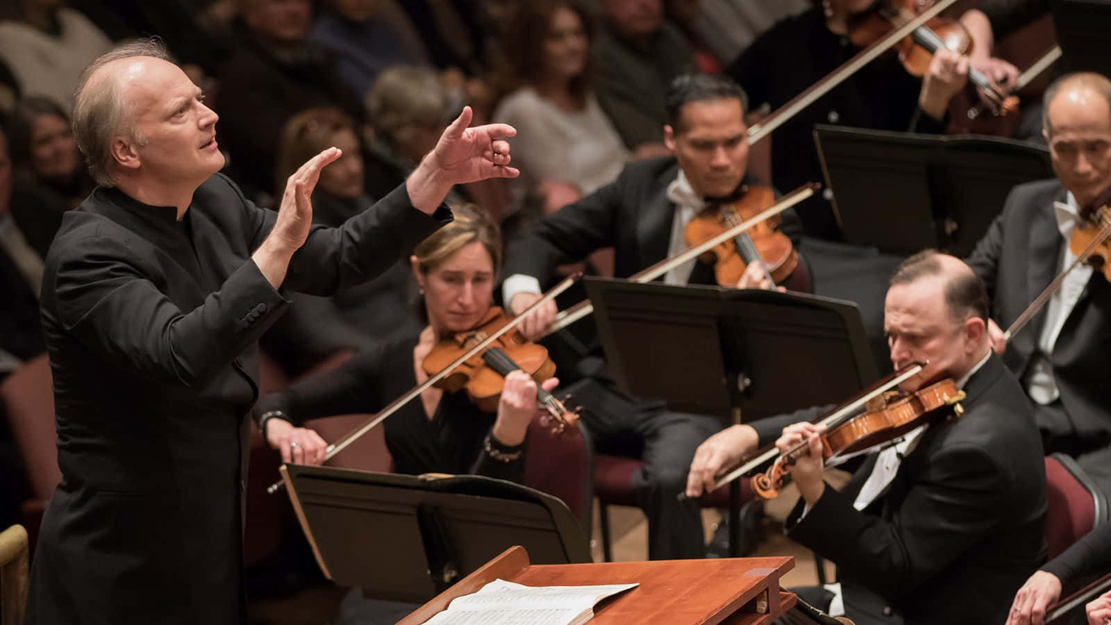 classical music, orchestra, concert hall, HD Desktop Wallpaper