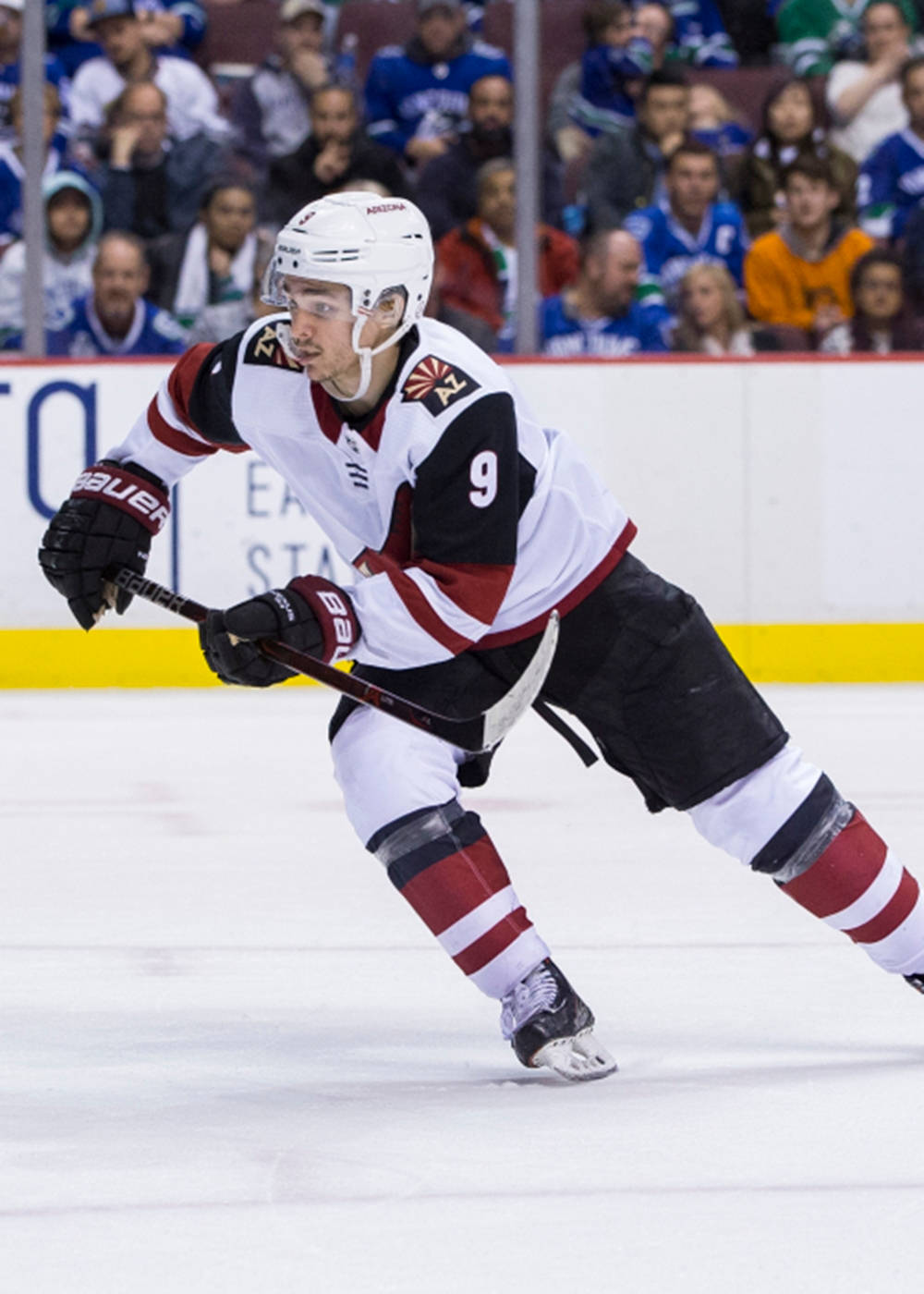 Clayton Keller, white red and black uniform, ice, HD Phone Wallpaper