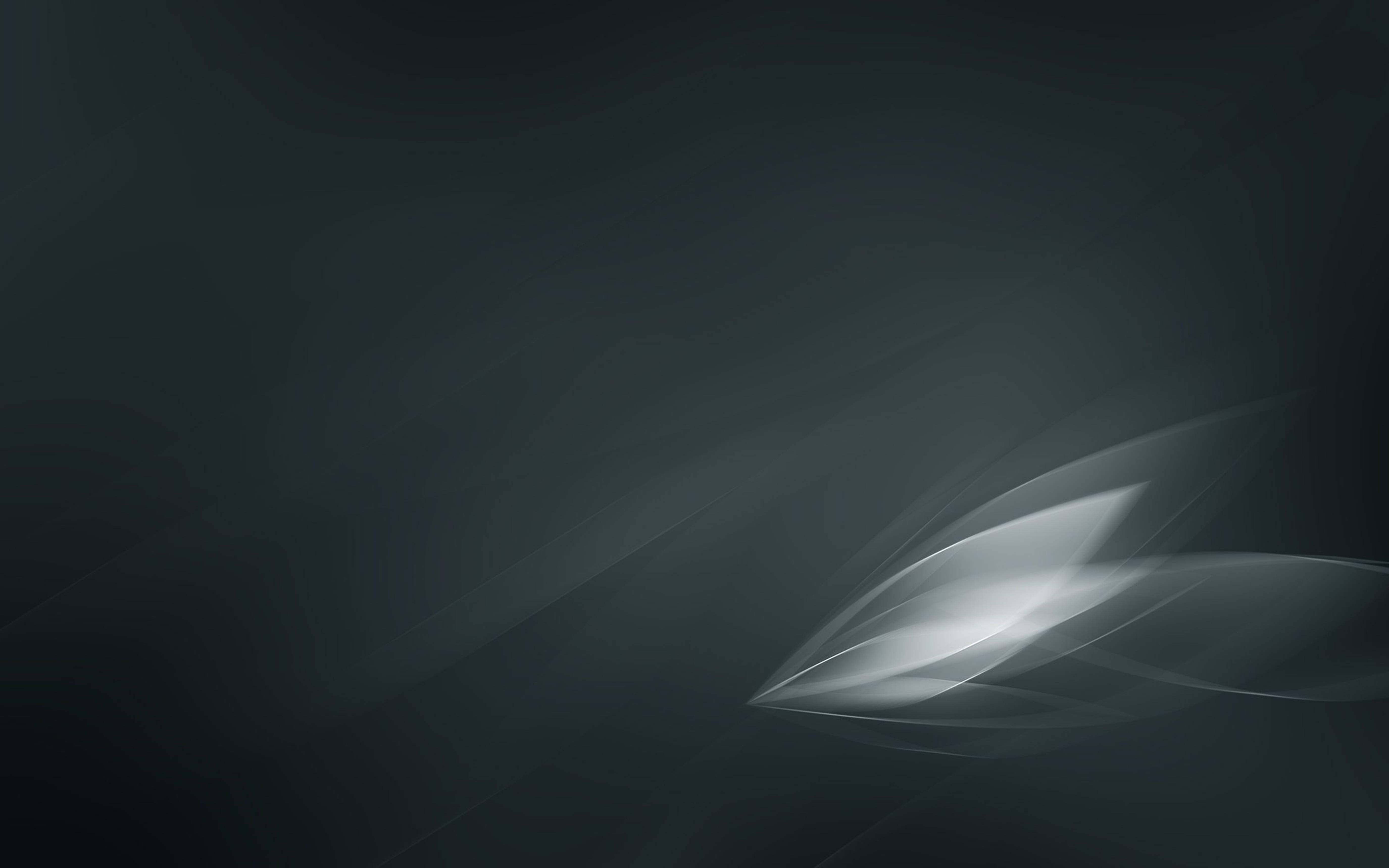 abstract white pattern, clean 4k, dark gray background, 5K Desktop Wallpaper