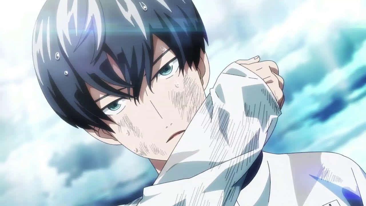 Clean Anime, anime boy, dark hair, HD Desktop Wallpaper