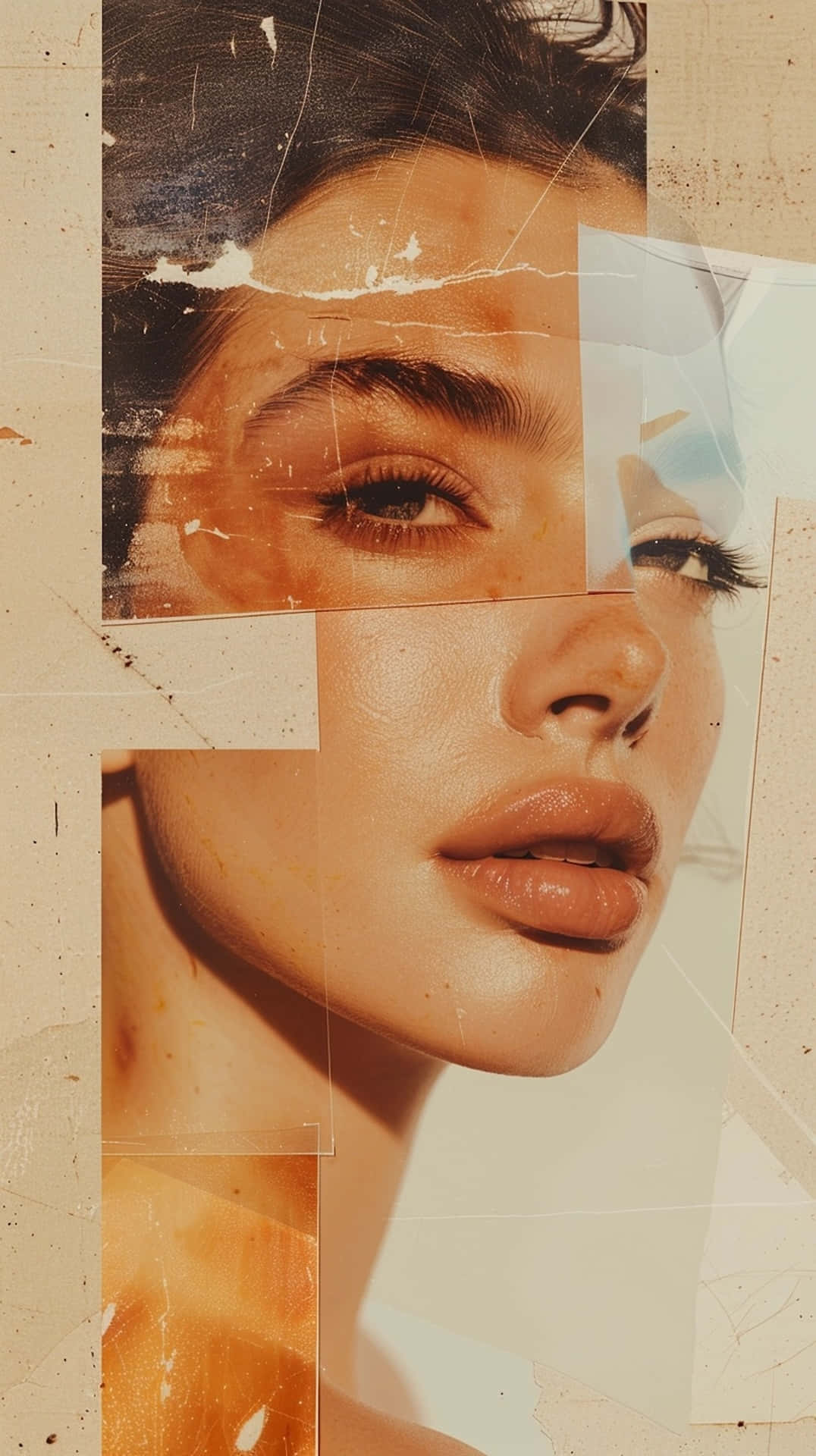 Clean Girl Aesthetic, portrait, woman's face, Full HD Phone Wallpaper