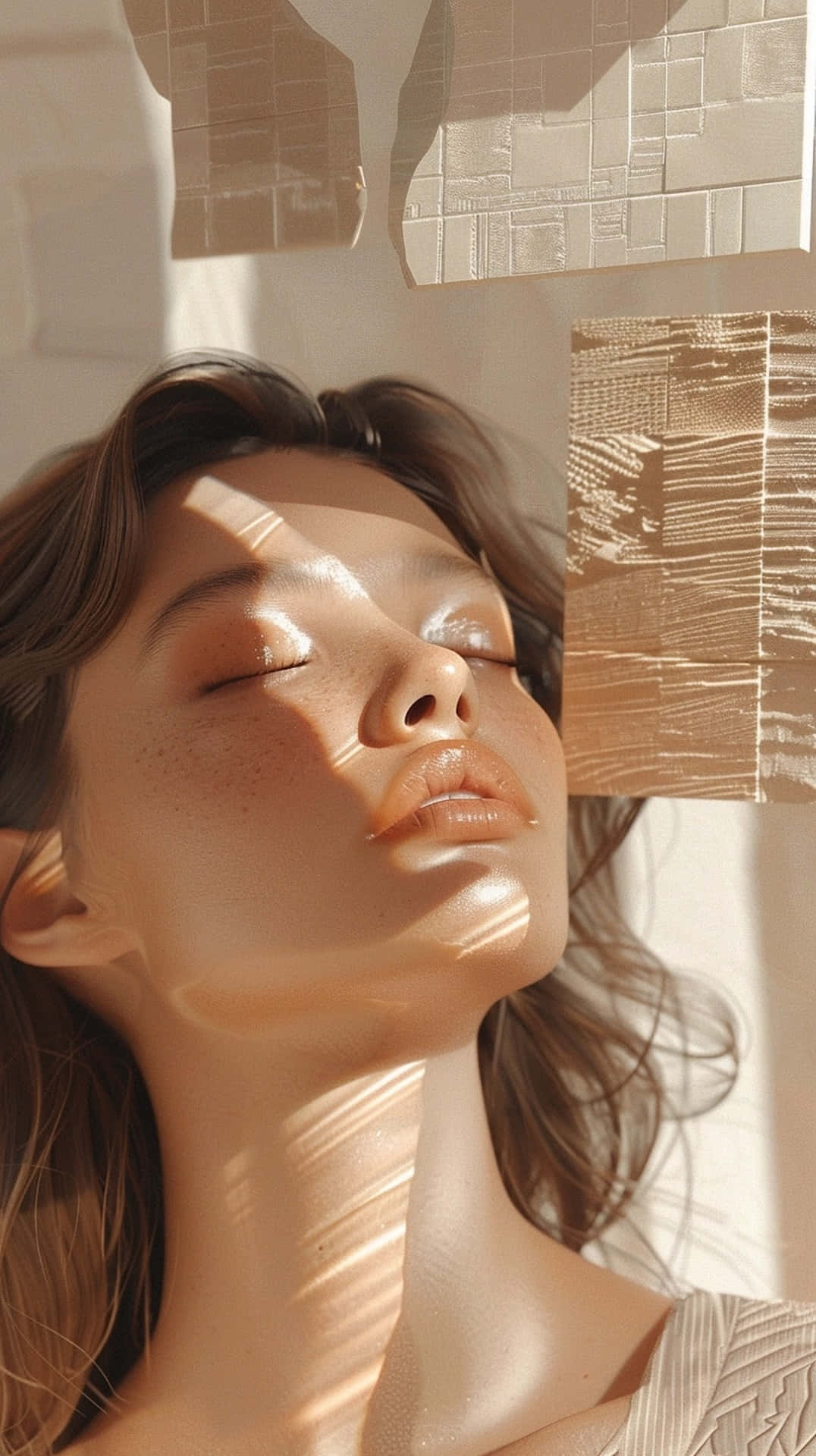 Clean Girl Aesthetic, sunlit beauty, warm sunlight, Full HD Phone Wallpaper