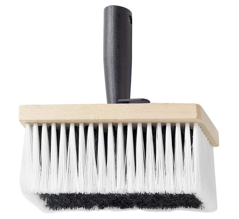 black handle, light wood block, white bristles, SD Desktop Wallpaper