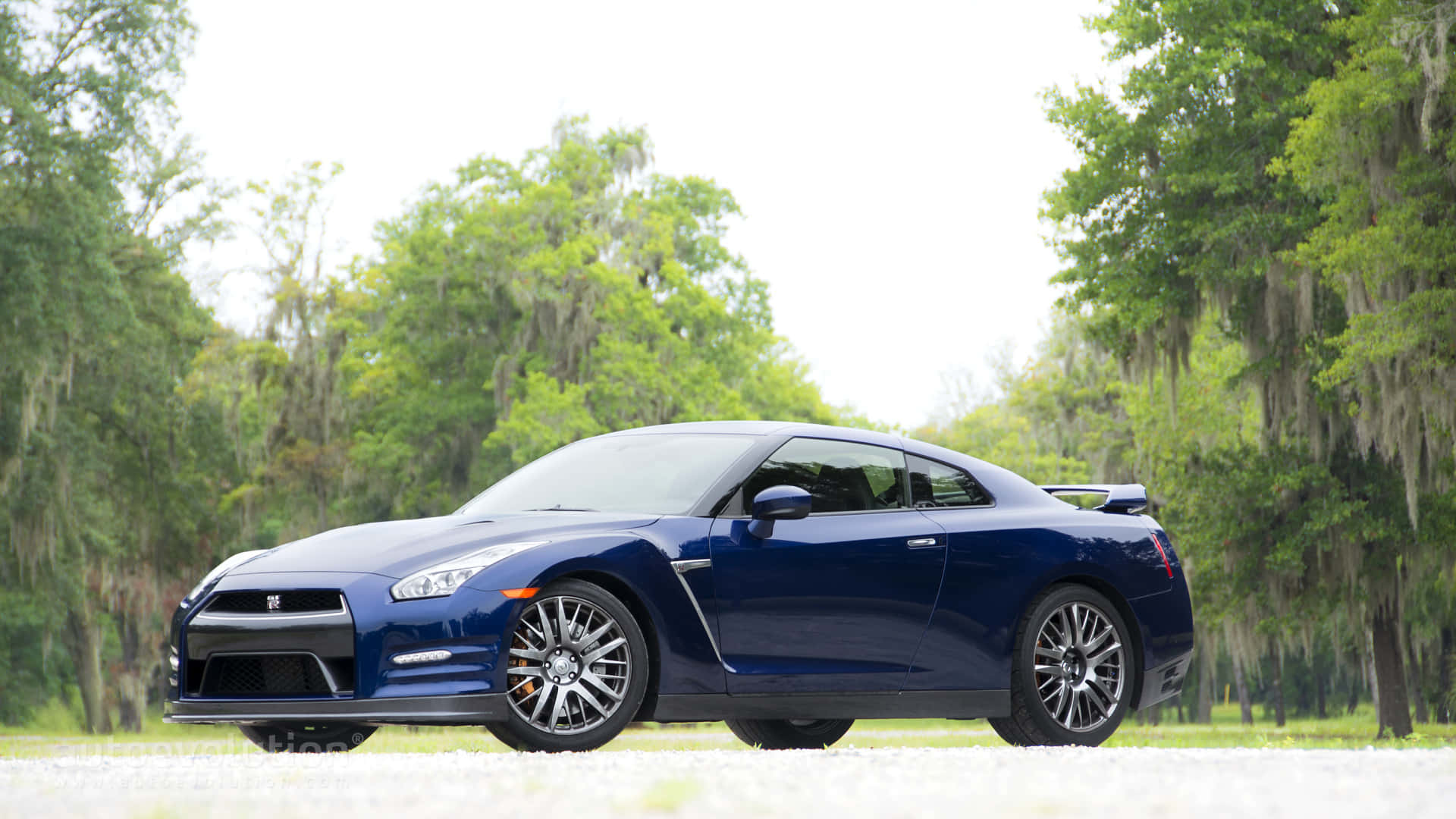 2016 Nissan R35 GTR, Premium Car, sleek blue, Full HD Desktop Wallpaper