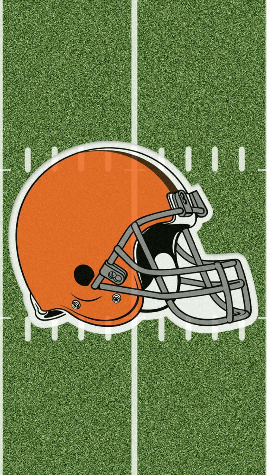 Cleveland Browns, helmet, orange, HD Phone Wallpaper