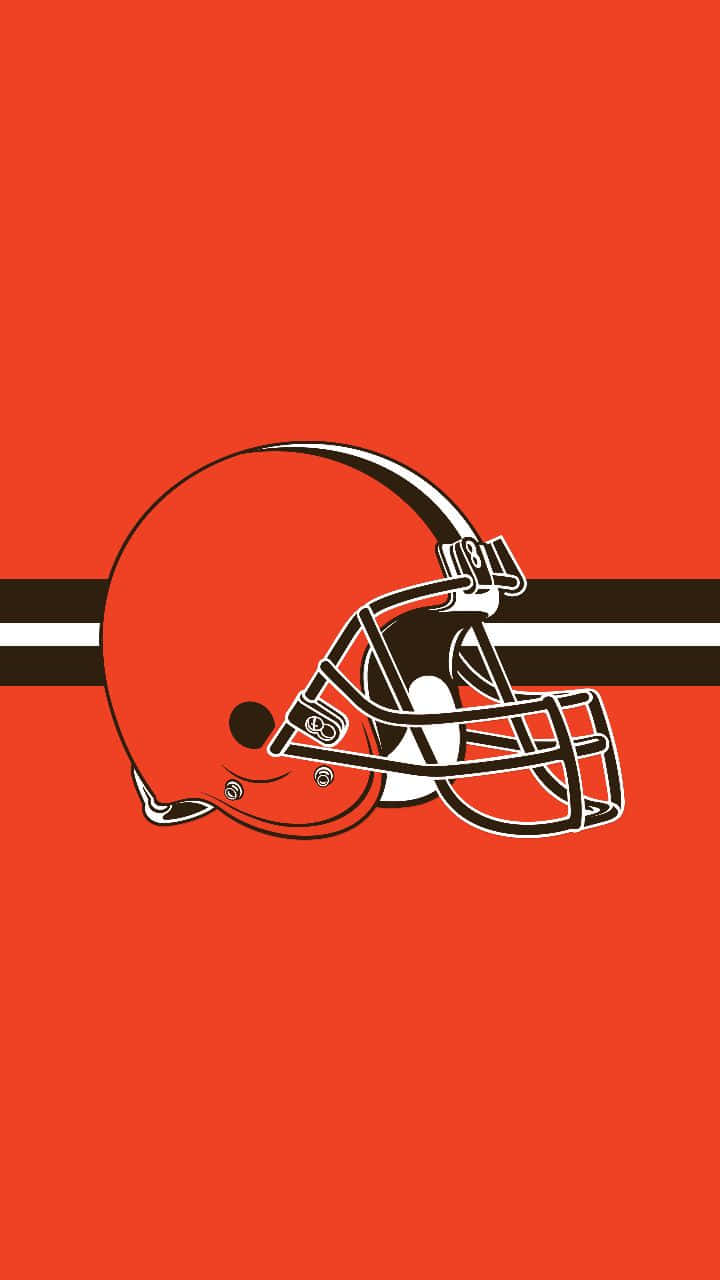 Cleveland Browns, orange, black and white stripes, HD Phone Wallpaper