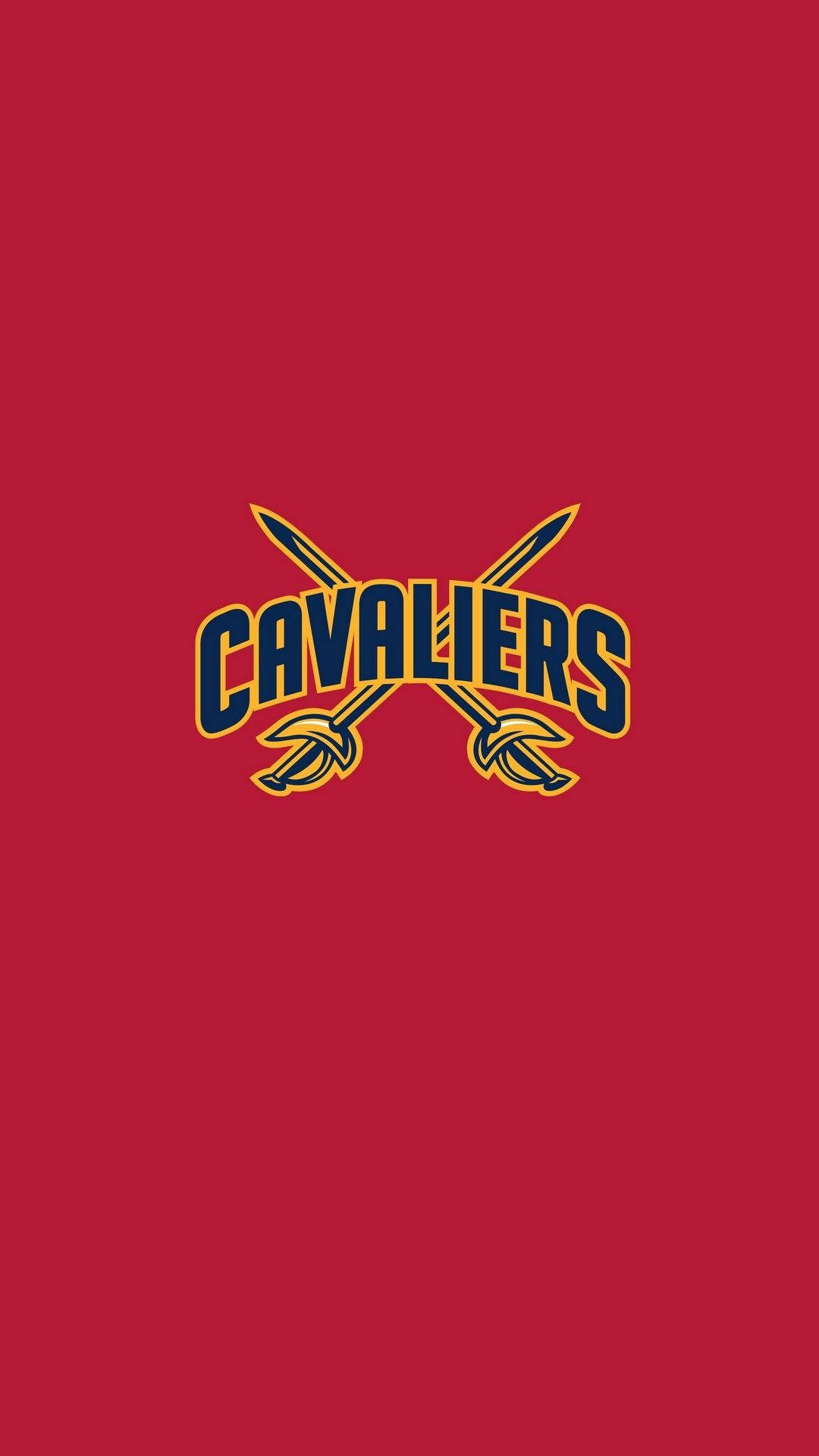 Cleveland Cavaliers, two sword logo, crossed swords, Full HD Phone Wallpaper