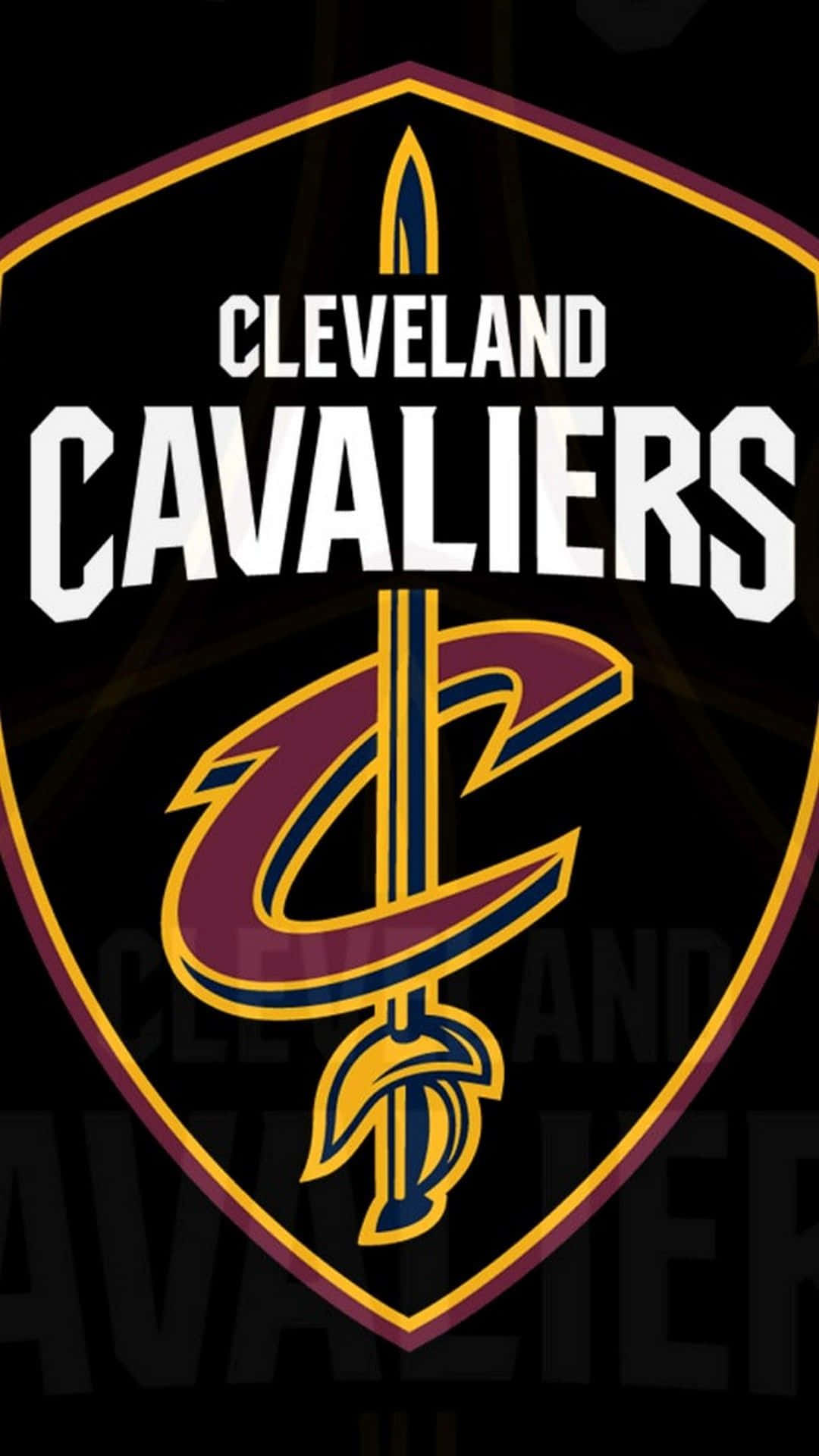 Cleveland Cavaliers, maroon, gold, Full HD Phone Wallpaper