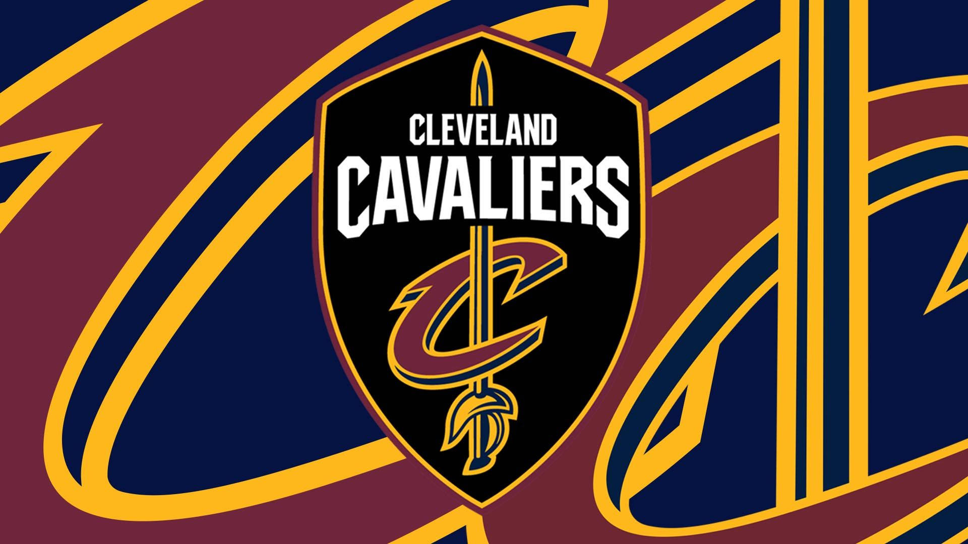 Cleveland Cavaliers, modern logo design, maroon, Full HD Desktop Wallpaper