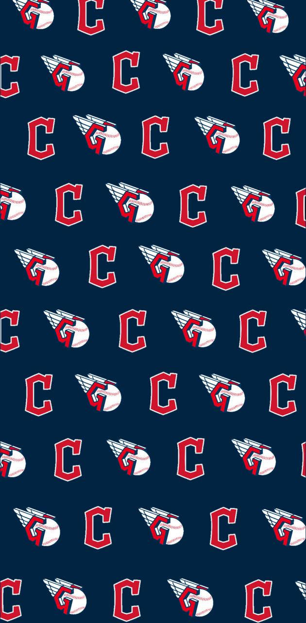 Cleveland Guardians, red stylized 'G' logos, baseballs, HD Phone Wallpaper