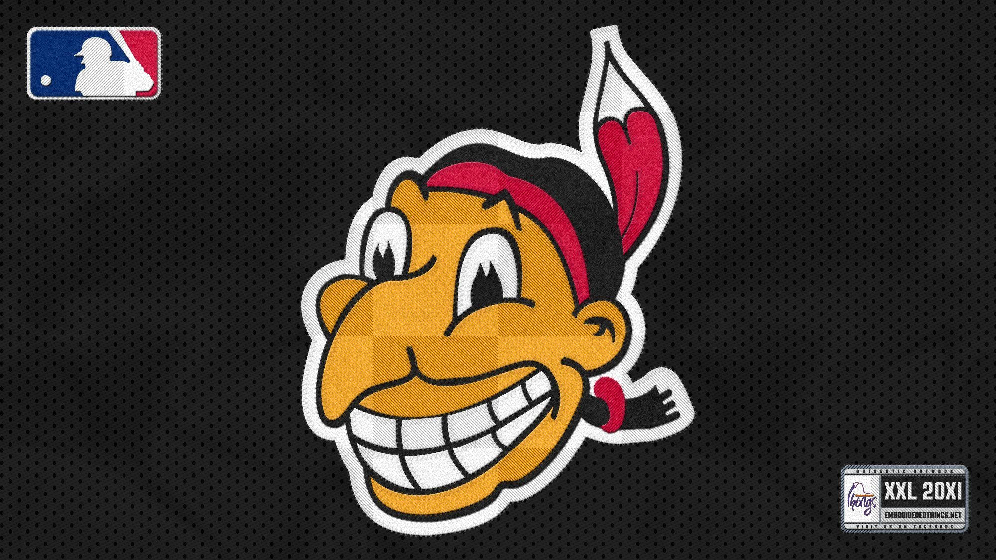 Cleveland Indians, 1946 logo, red headband, Full HD Desktop Wallpaper