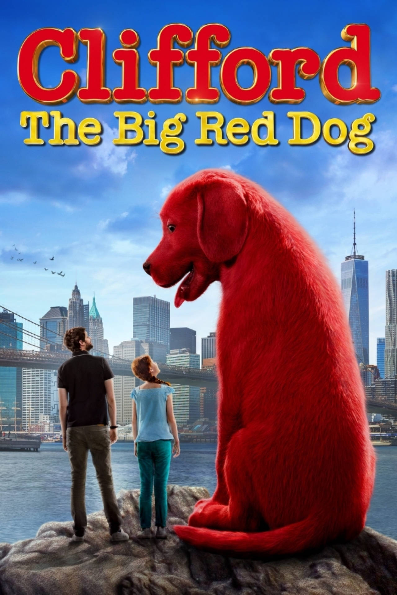 Clifford the big red dog, movie, giant red dog, Full HD Phone Wallpaper