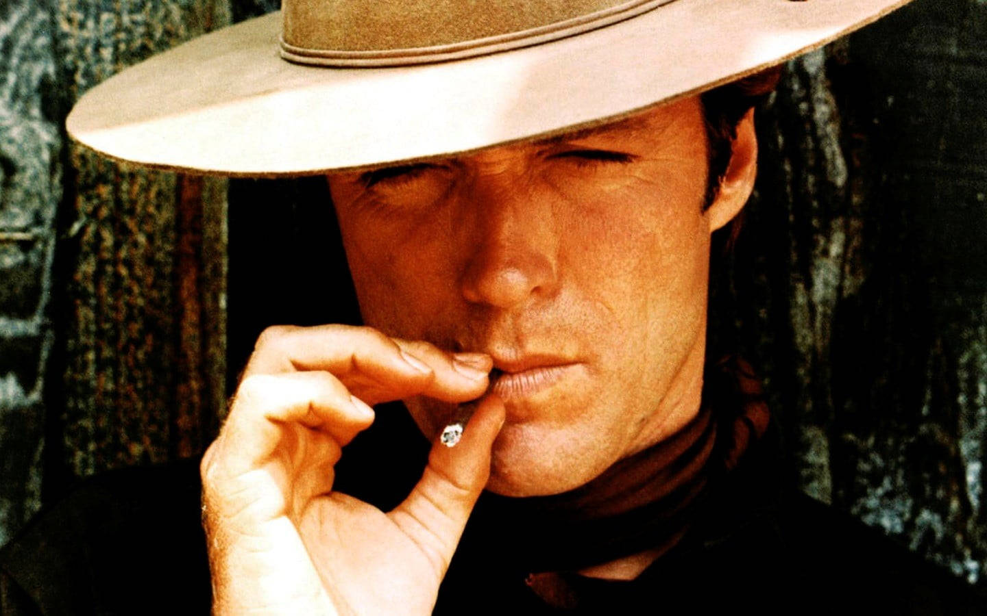 Clint Eastwood, cowboy hat, cigarette, HD Desktop Wallpaper