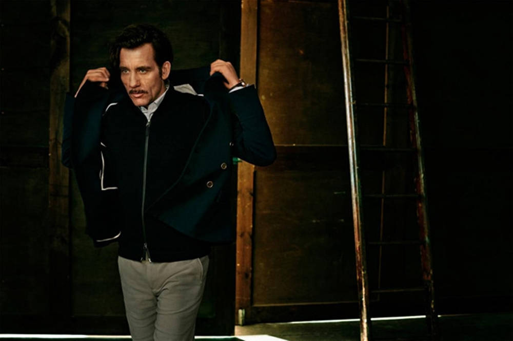 Clive Owen, brown, dark jacket, SD Desktop Wallpaper