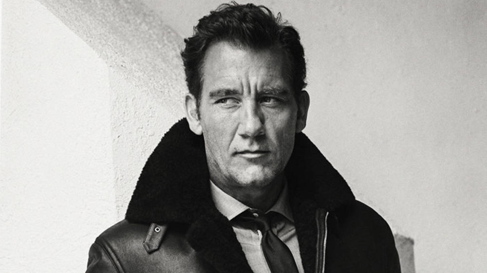 Clive Owen, black jacket, shearling collar jacket, SD Desktop Wallpaper