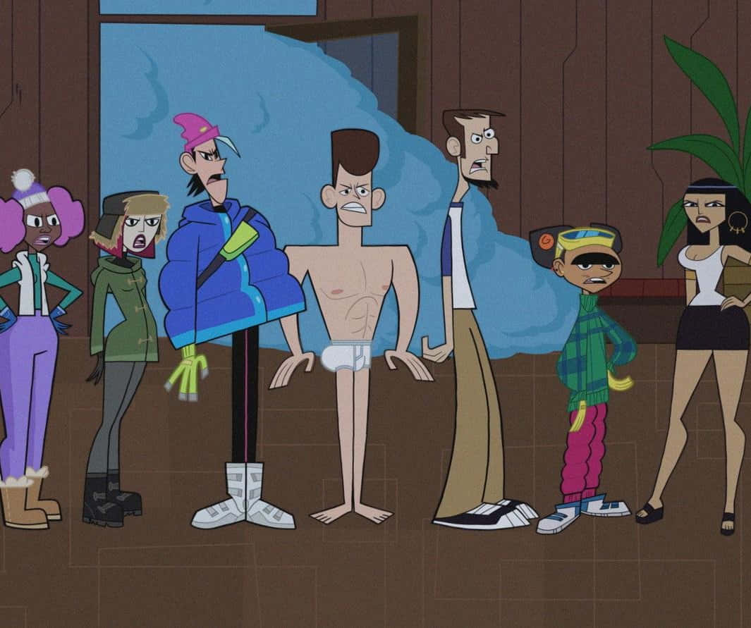 Clone High, shocked reaction, blue smoke, SD Desktop Wallpaper