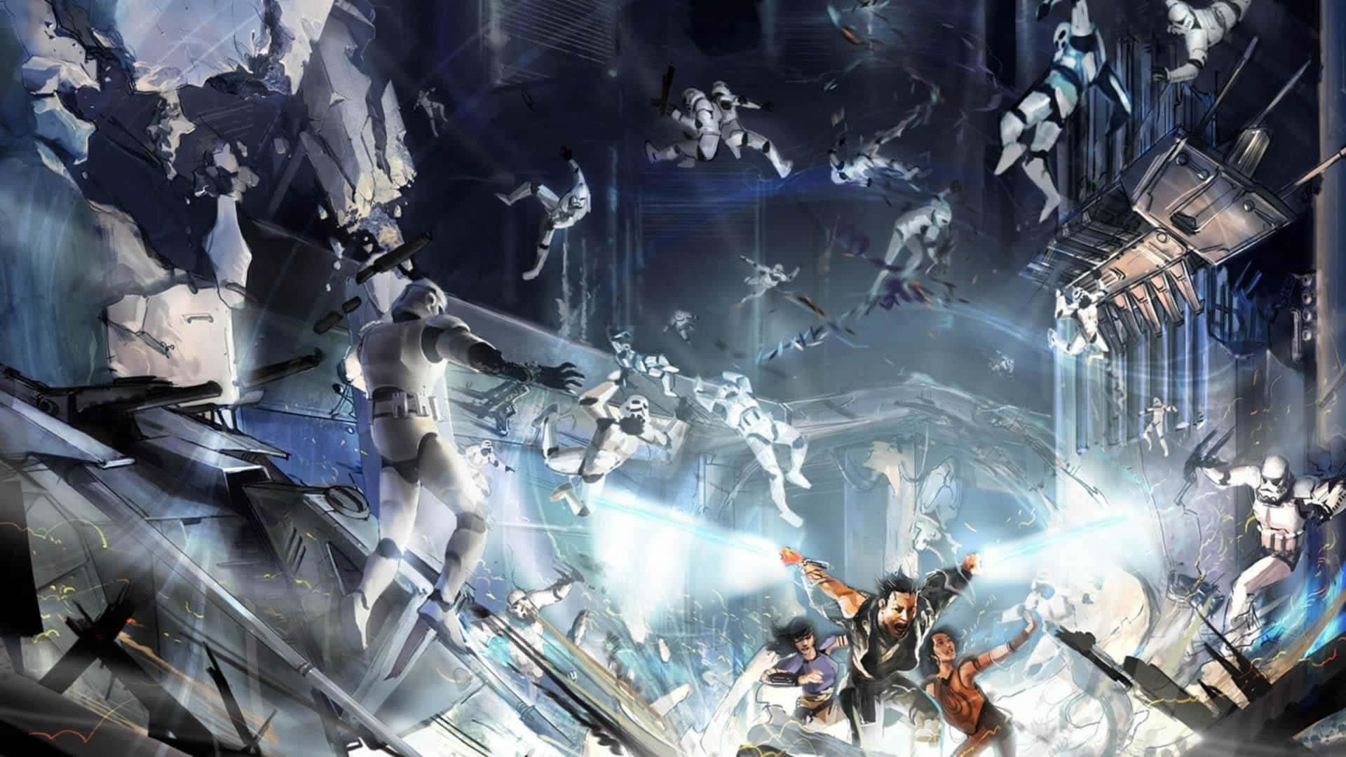 Clone Wars, Star Wars, stormtroopers, Full HD Desktop Wallpaper