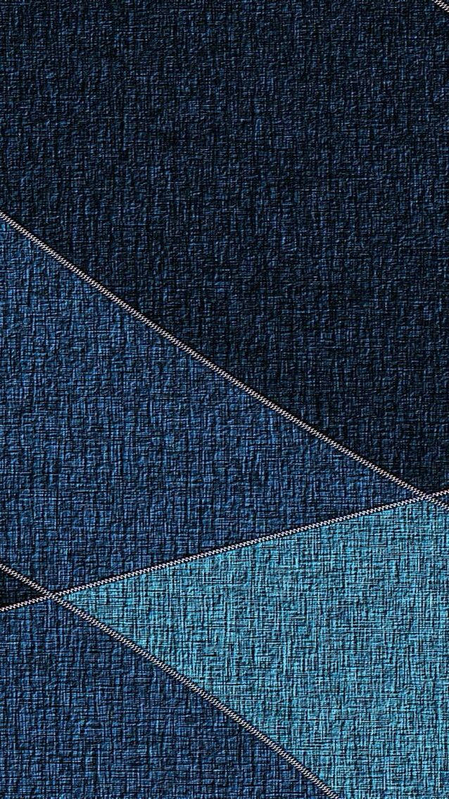 denim blue jeans, geometric pattern, varying blue tones, SD Phone Wallpaper
