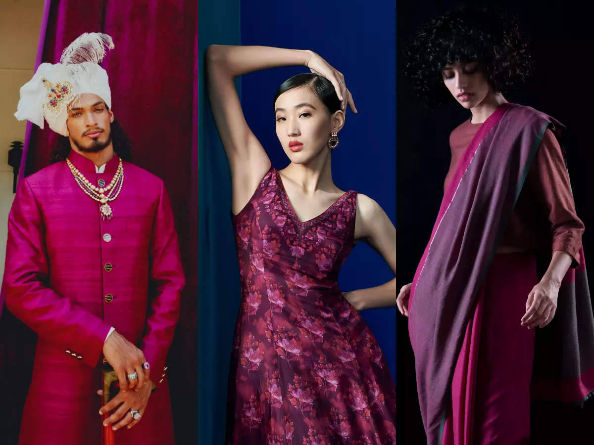 magenta, traditional Asian clothing, studio setting, SD Desktop Wallpaper