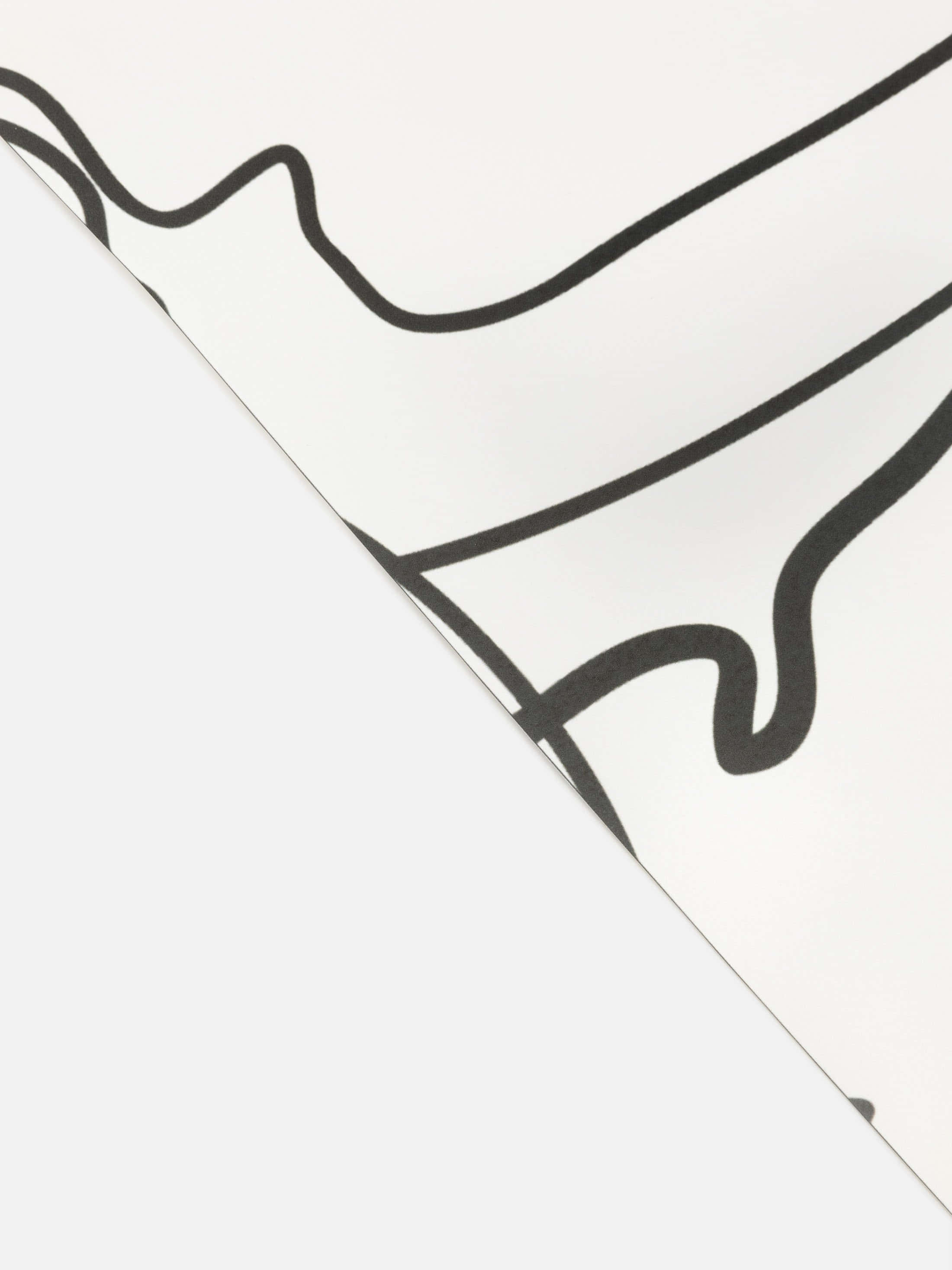 abstract clothing design, bold black abstract lines, white paper, 2K Phone Wallpaper