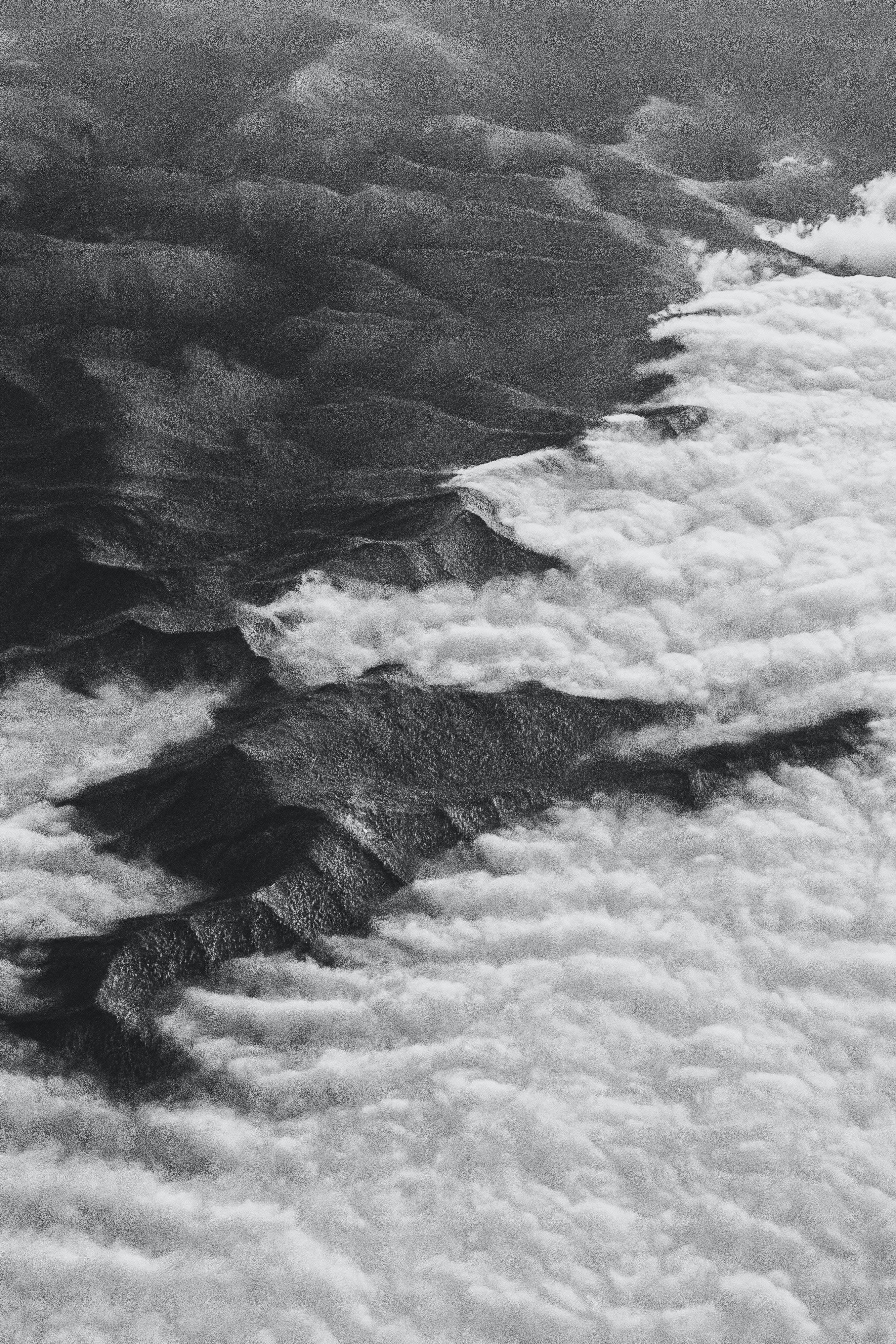 Black Cloud, iPhone, aerial view, 4K Phone Wallpaper