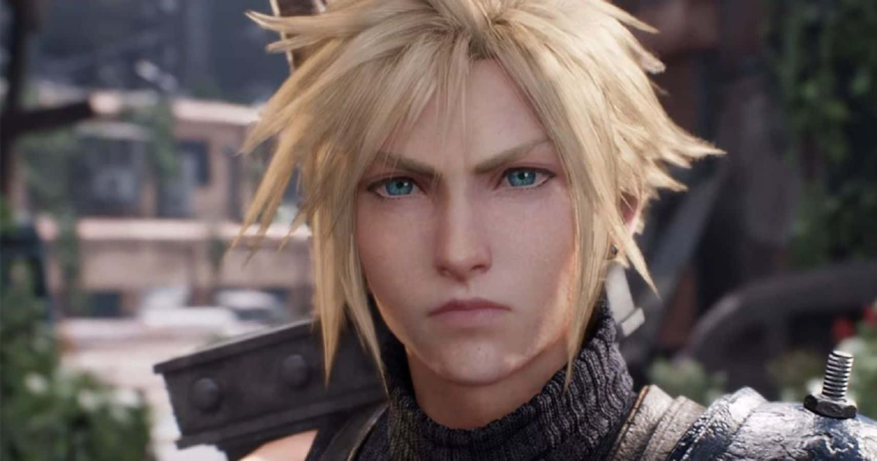Cloud Strife, blonde-haired, blue-eyed, HD Desktop Wallpaper
