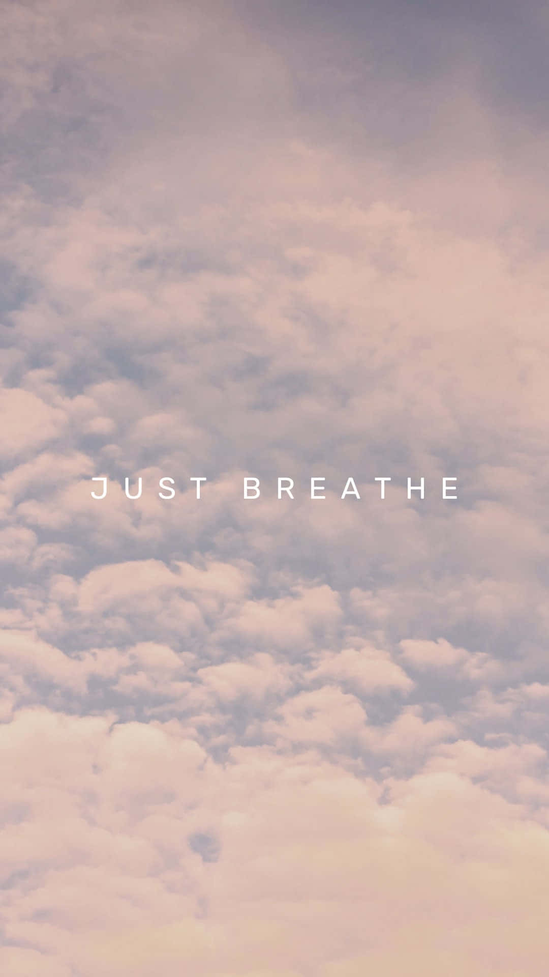 clouds aesthetic tumblr, pastel clouds, tranquil sky, Full HD Phone Wallpaper