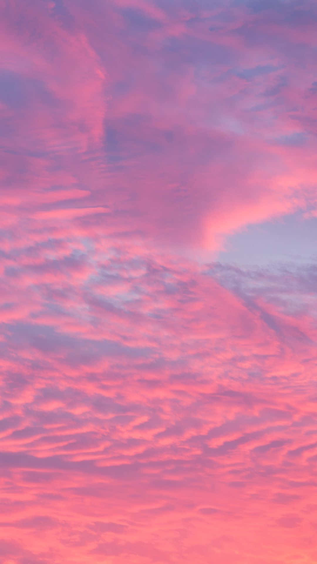 clouds, pink, lavender, Full HD Phone Wallpaper