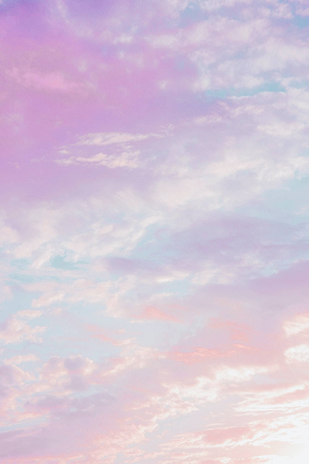 light purple aesthetic, cloudy sky, pastel clouds, HD Phone Wallpaper