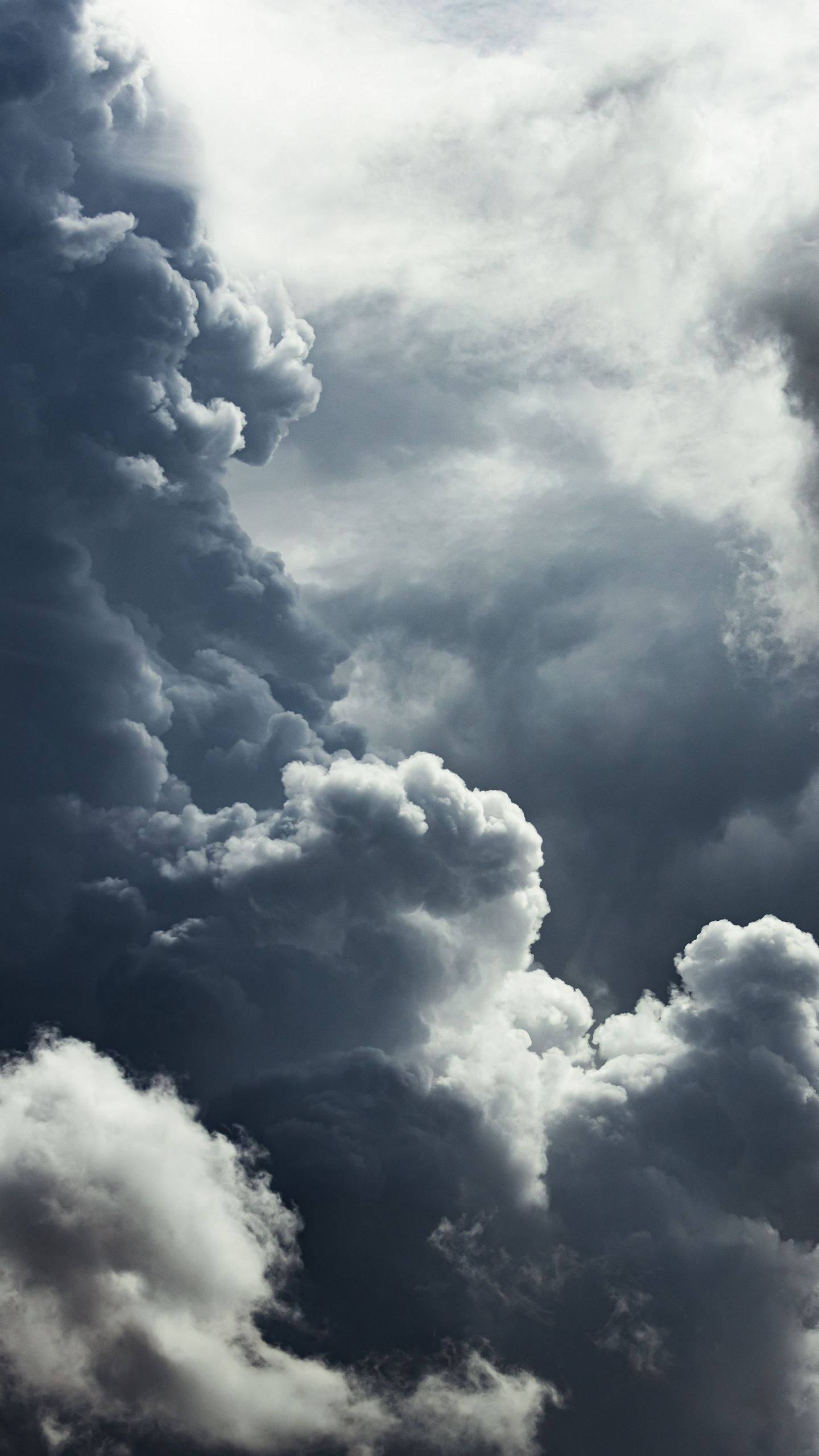 Clouds Phone, 1440 x 2560, storm clouds, 2K Phone Wallpaper