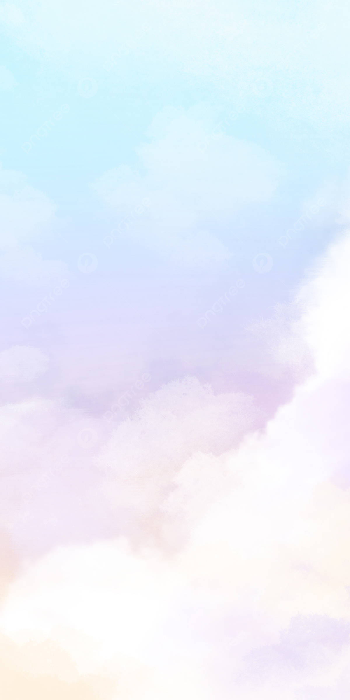 Clouds Phone, pastel clouds, lavender, Full HD Phone Wallpaper