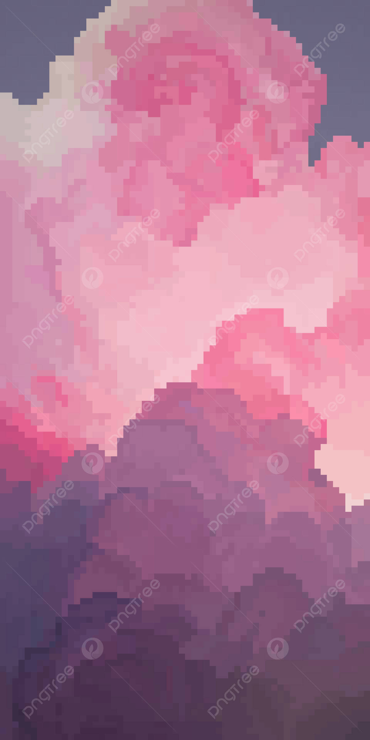 Clouds Phone, 1200 x 2400, pink and purple clouds, Full HD Phone Wallpaper