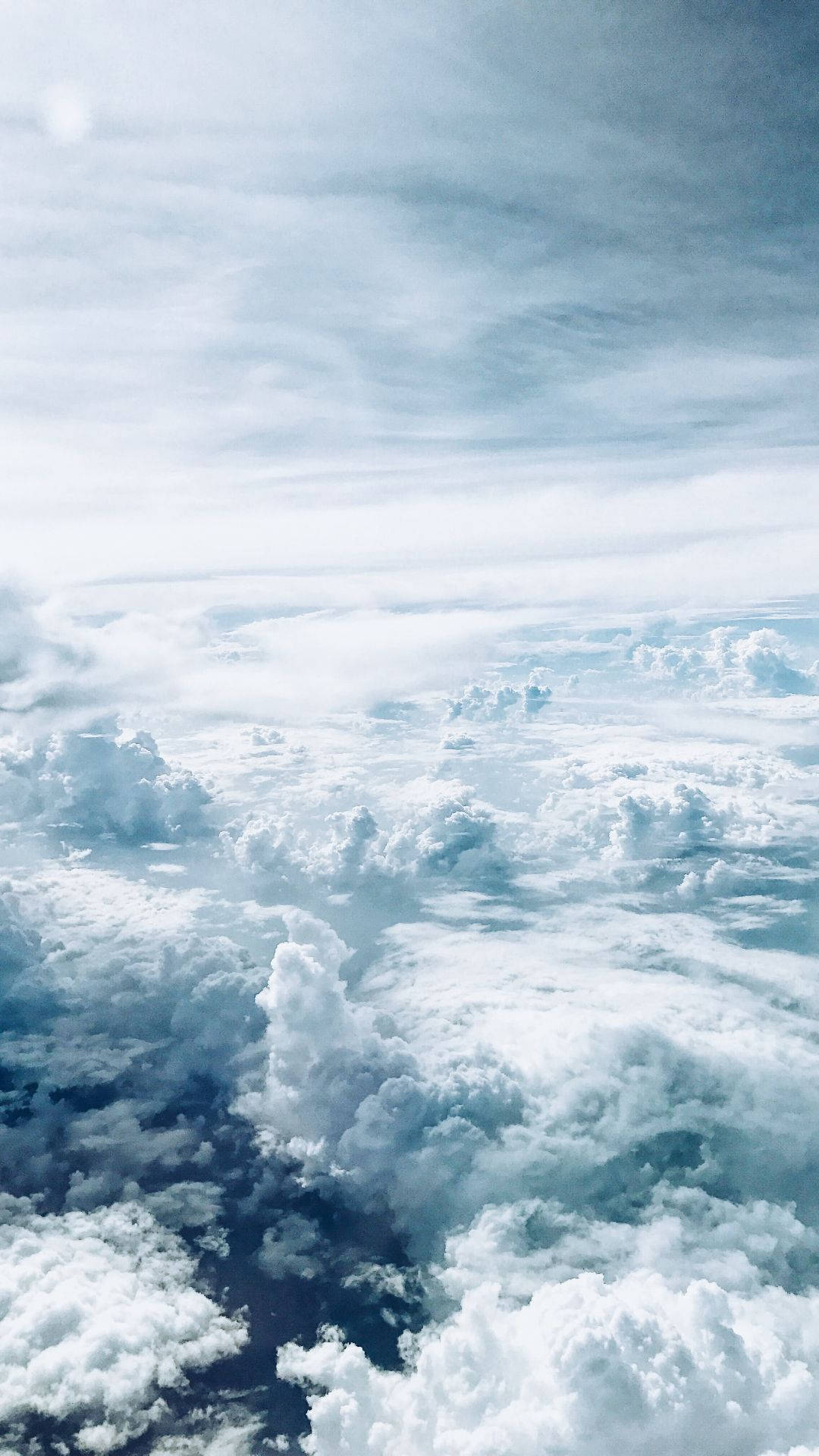 clouds phone, 1080 x 1920, fluffy white clouds, Full HD Phone Wallpaper