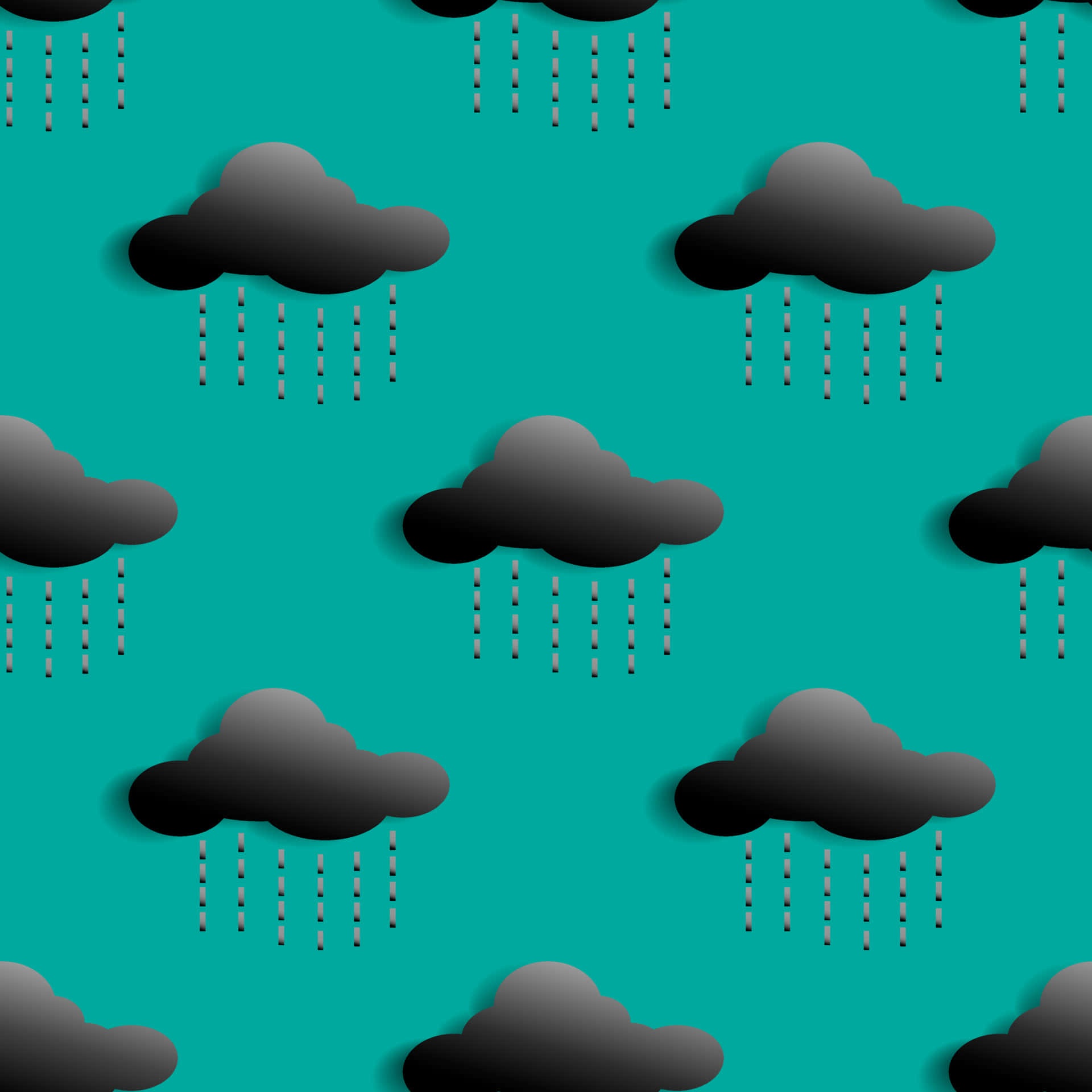 rainy clouds, dark gray clouds, falling raindrops, Full HD Desktop Wallpaper