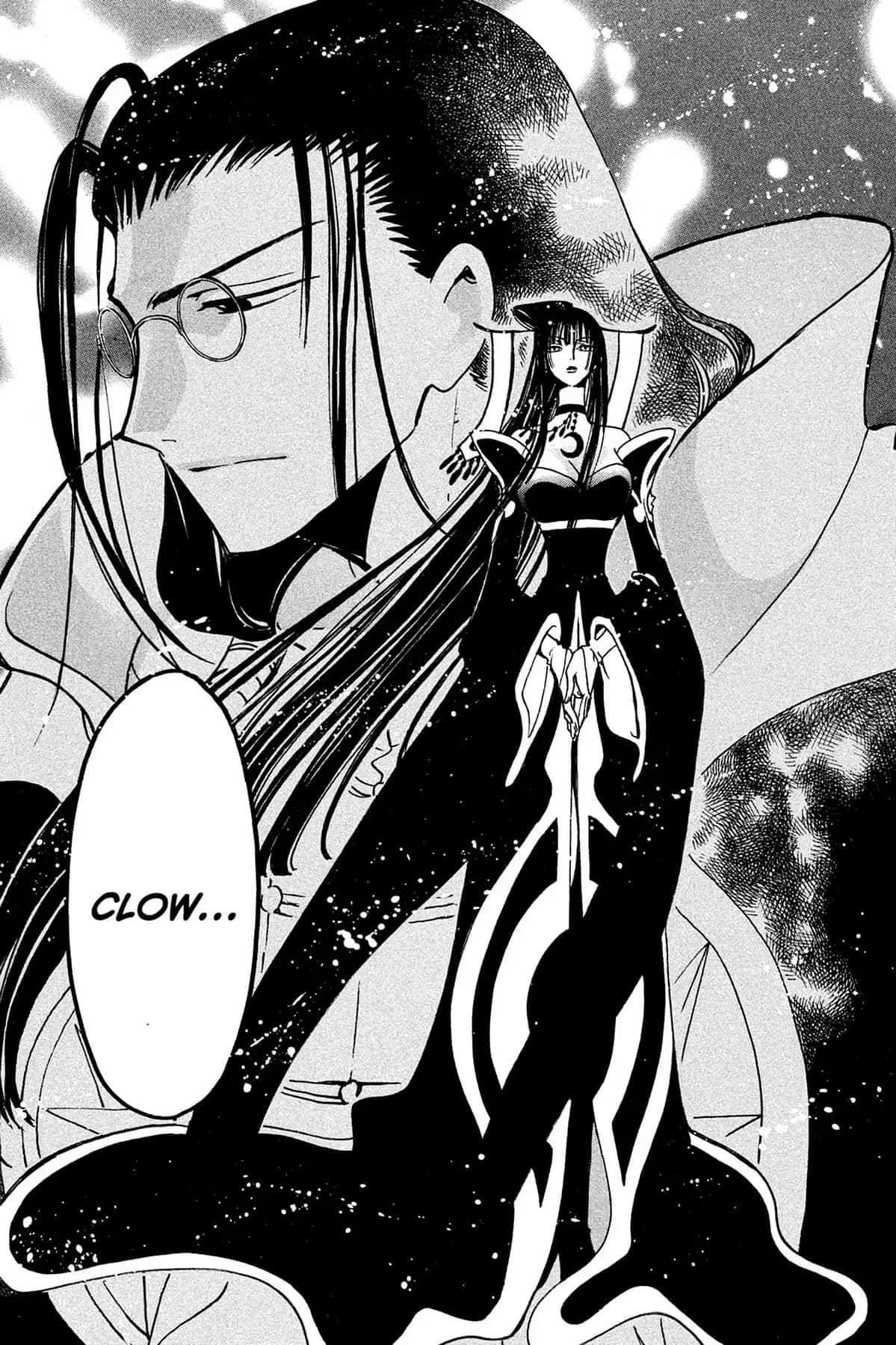 Clow Reed, manga panel, glasses, HD Phone Wallpaper