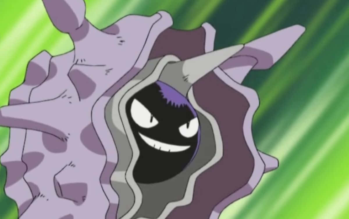 Cloyster, purple, wide grin, SD Desktop Wallpaper