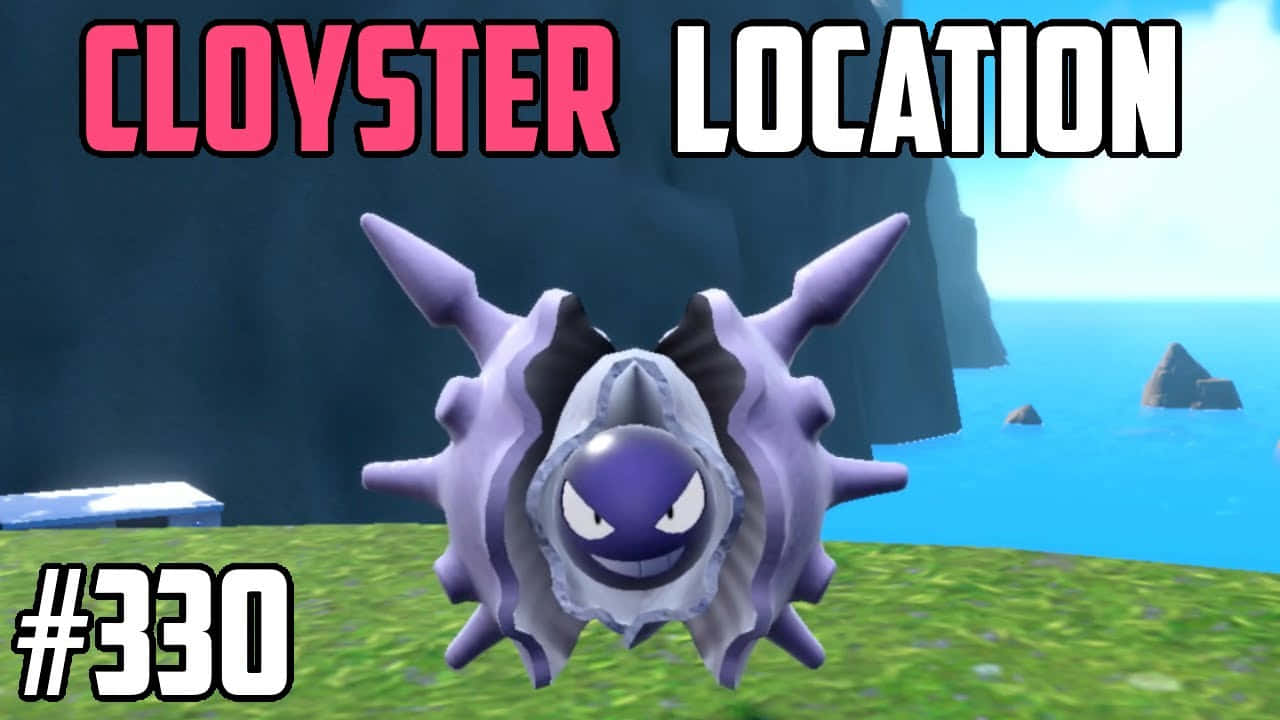 Cloyster, purple, spiky, HD Desktop Wallpaper