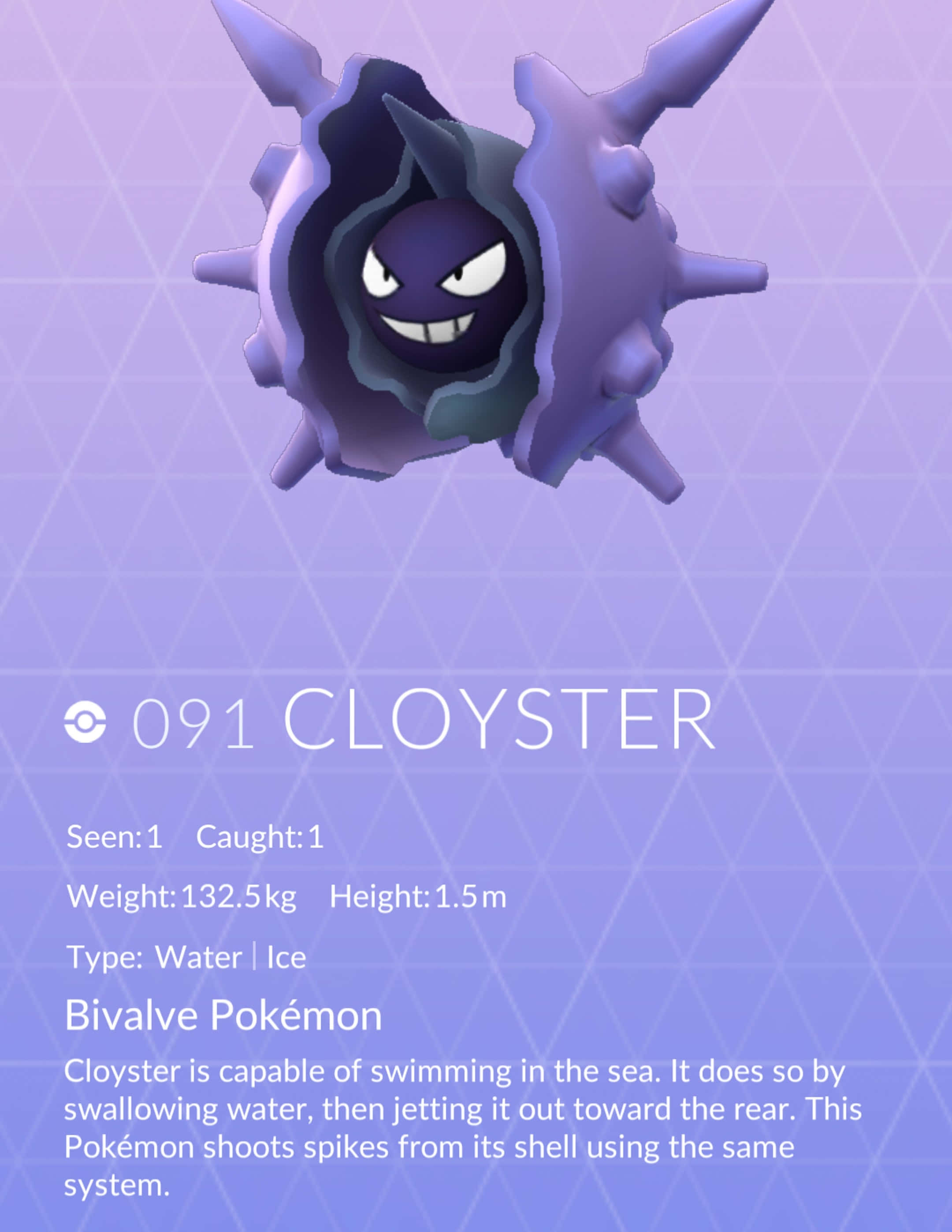 Cloyster, purple, spiky, 2K Phone Wallpaper