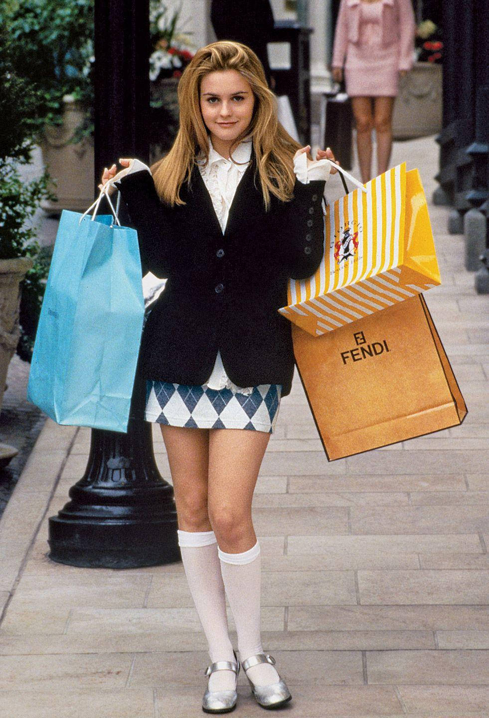 Clueless, black blazer, argyle skirt, HD Phone Wallpaper