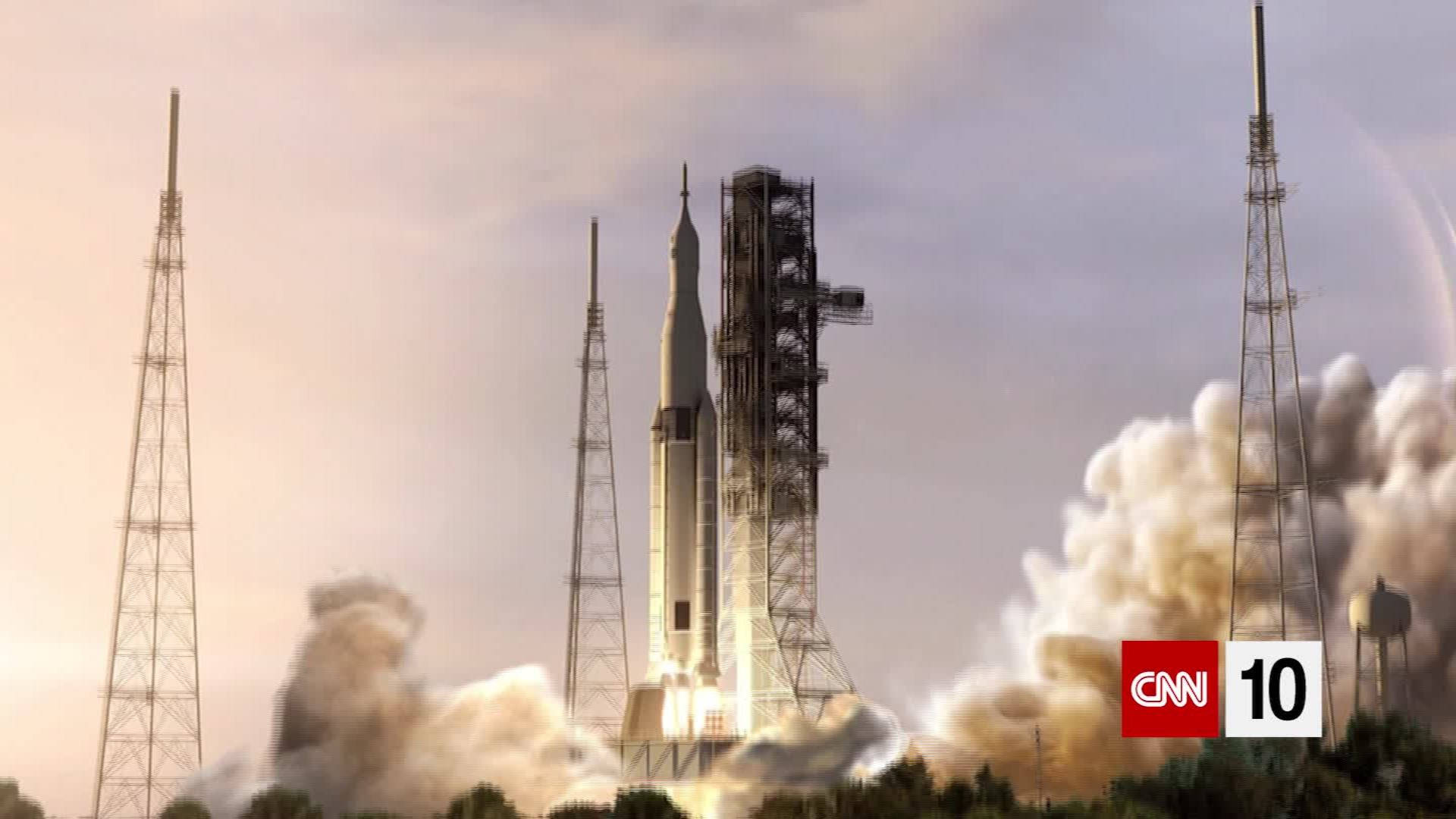 CNN 10, rocket, launchpad, Full HD Desktop Wallpaper