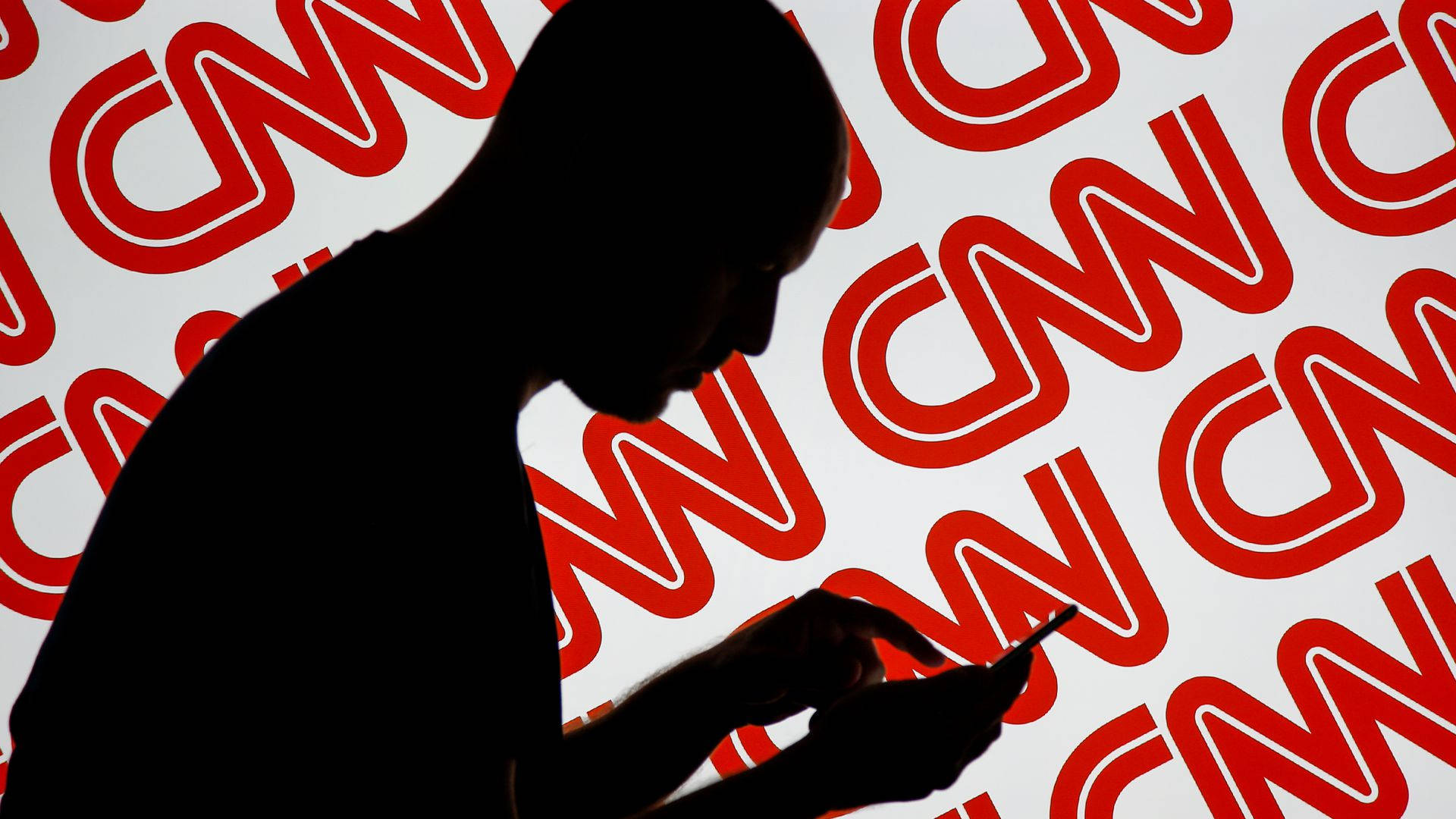 CNN, Twitter Campaign, red CNN logo, Full HD Desktop Wallpaper