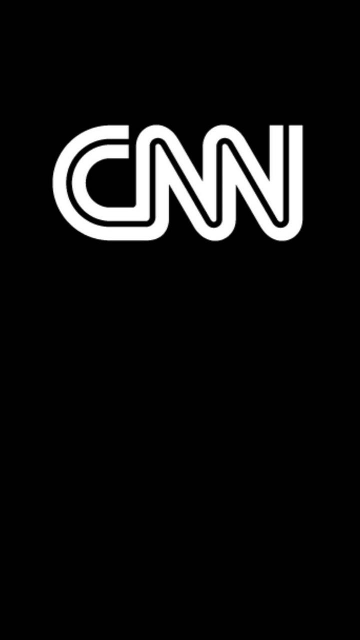 CNN, dark mode, white, HD Phone Wallpaper