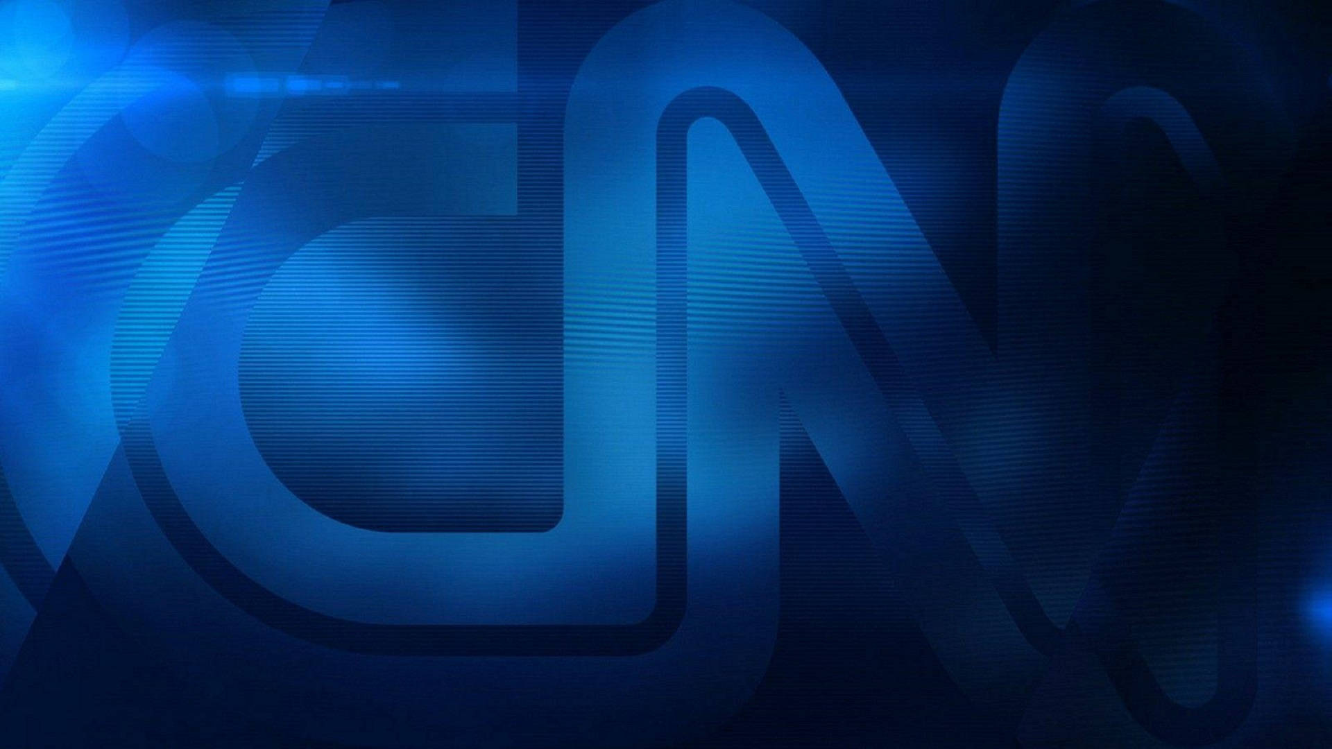 CNN, blue, glowing CNN logo, Full HD Desktop Wallpaper