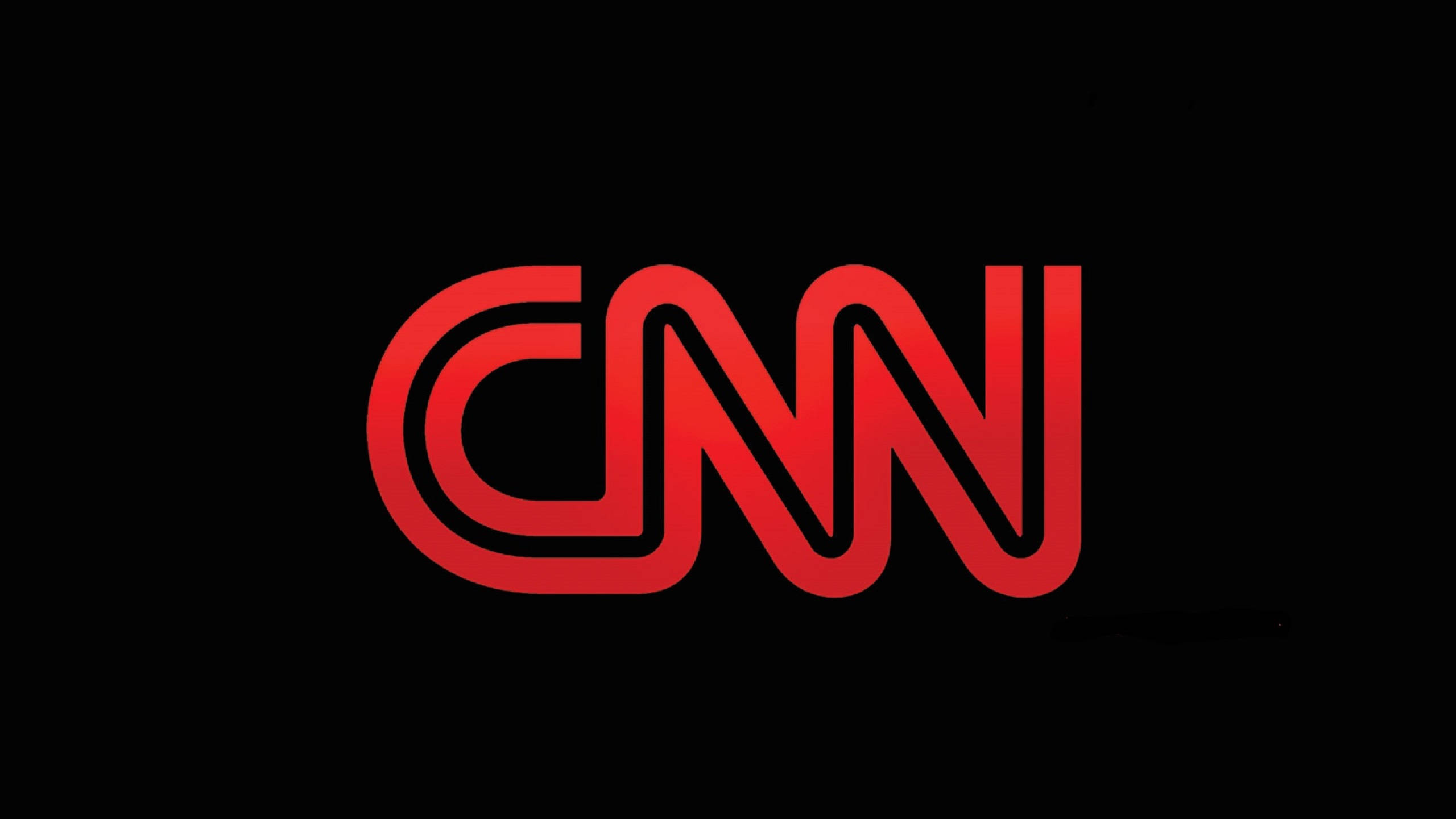 CNN, red, black, 2K Desktop Wallpaper