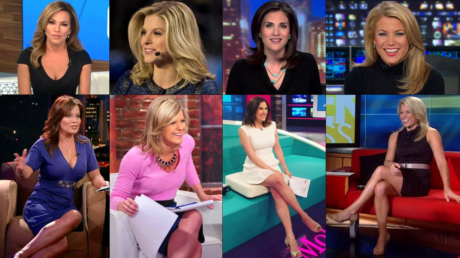 CNN, women anchors, studio settings, HD Desktop Wallpaper