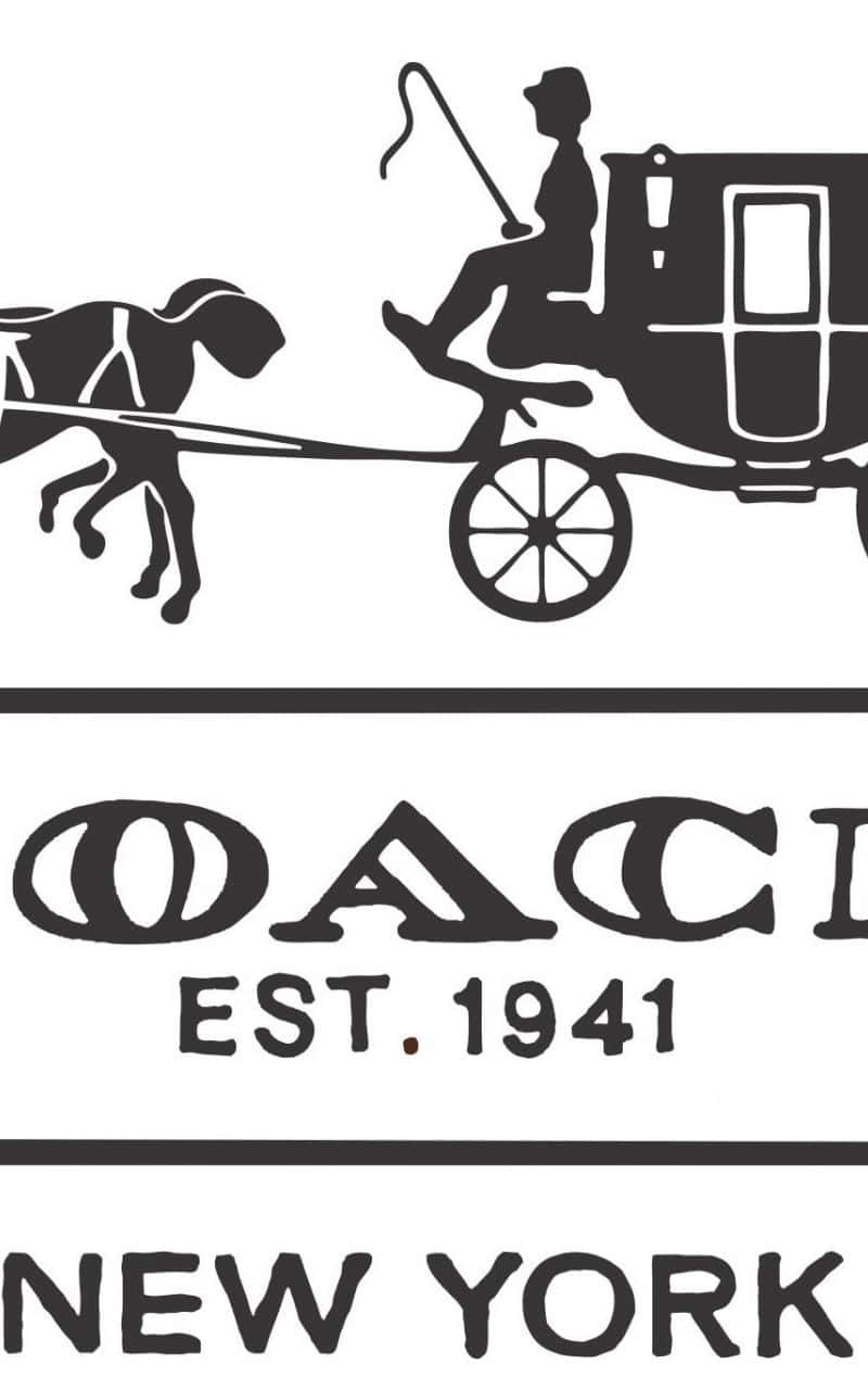 Coach Logo, black silhouette, horse, HD Phone Wallpaper