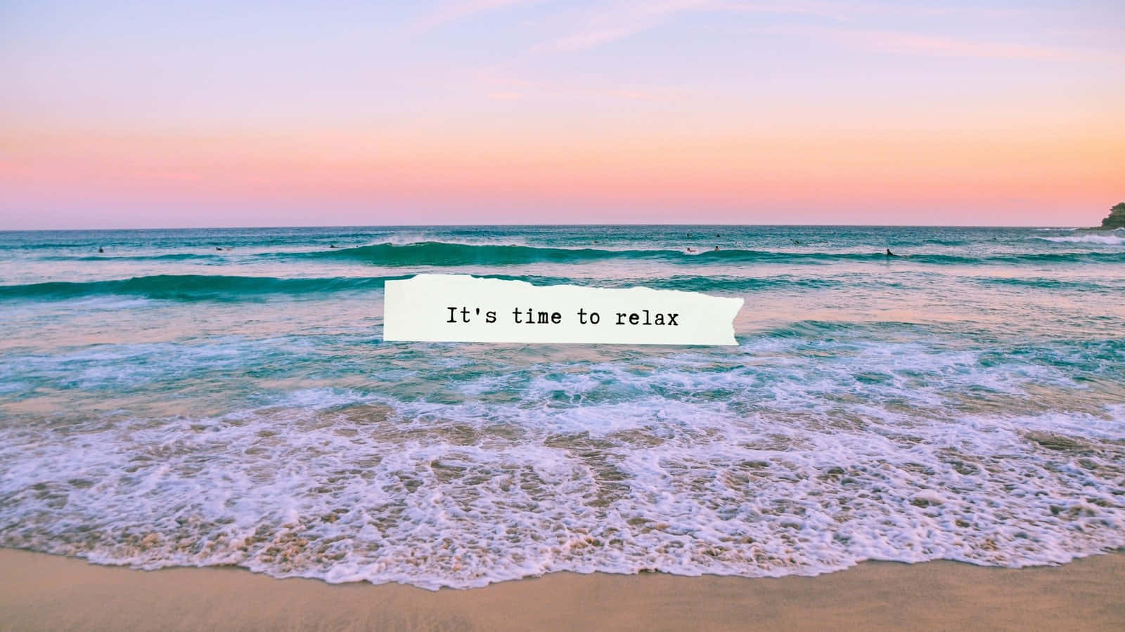 sunset, ocean waves, sandy beach, HD Desktop Wallpaper