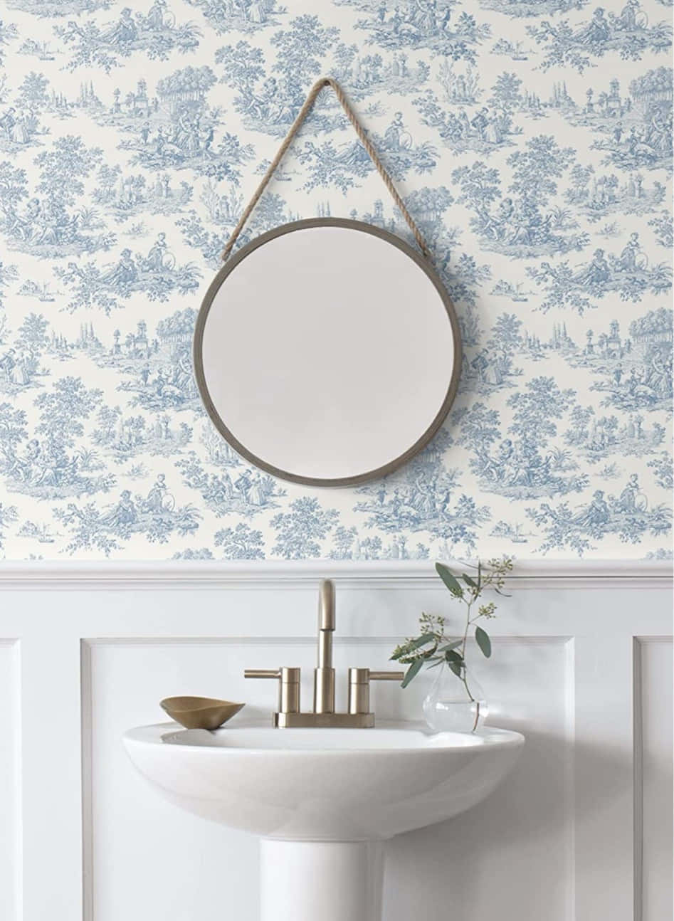 Coastal Granddaughter, white pedestal sink, brass fixtures, HD Phone Wallpaper