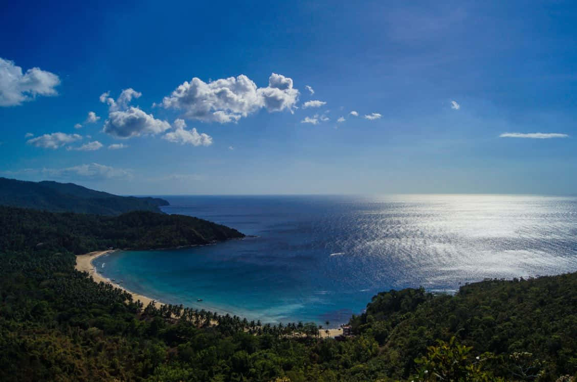 Coastline, tropical bay, turquoise waters, SD Desktop Wallpaper