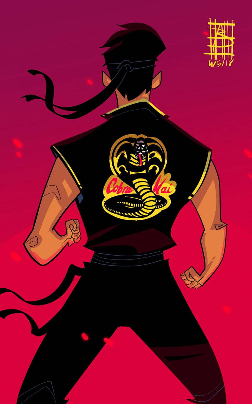 Cobra Kai Phone, Cobra Kai, black vest, HD Phone Wallpaper
